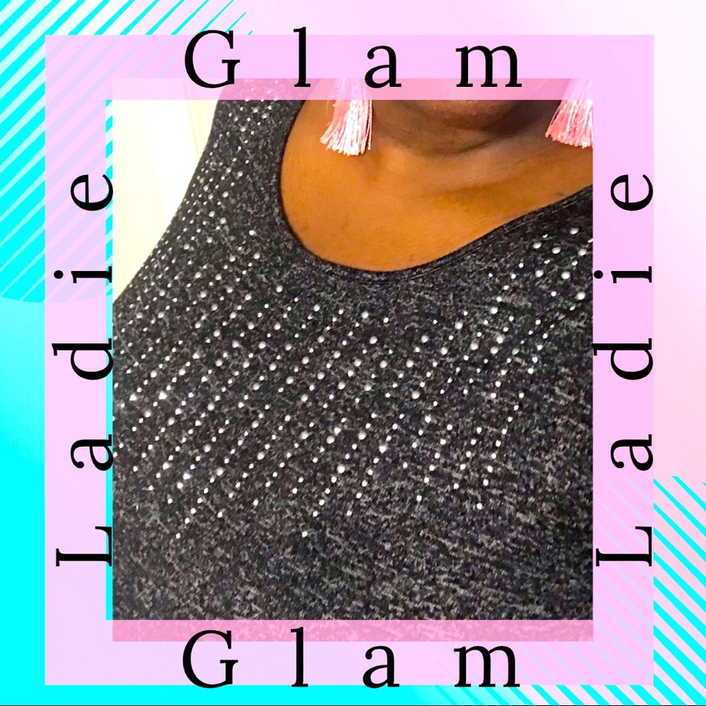 XL SJS Studded Tunic Top (Plus Size)